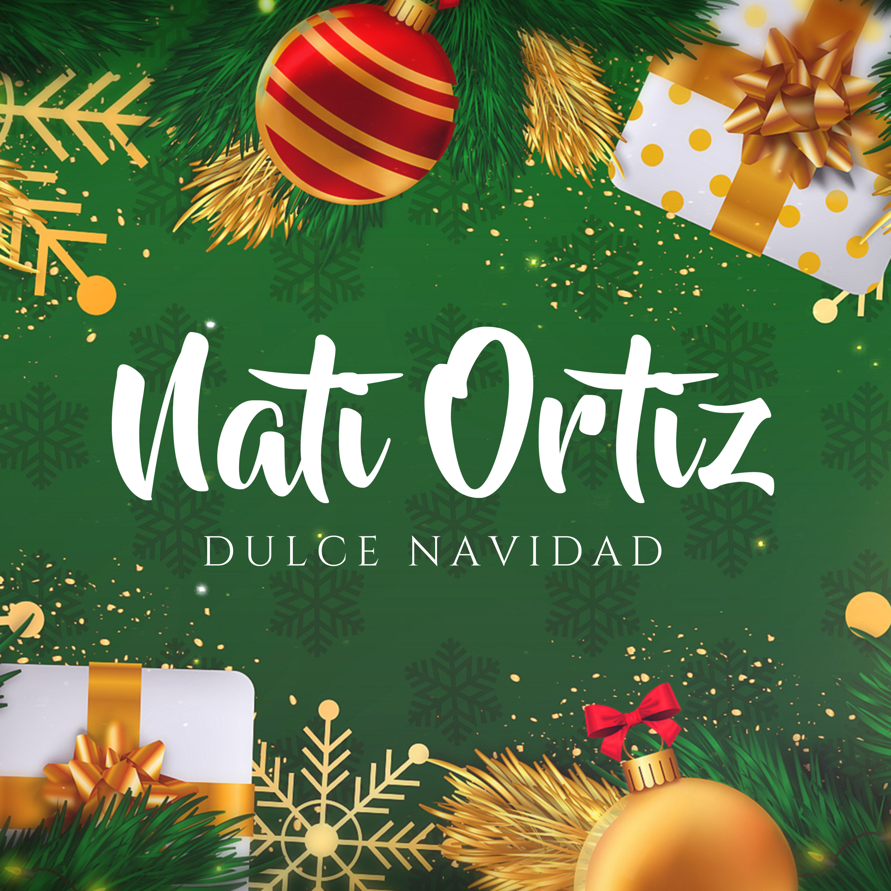Portada del album instrumental navideño Dulce Navidad de Nati Ortiz Violin
