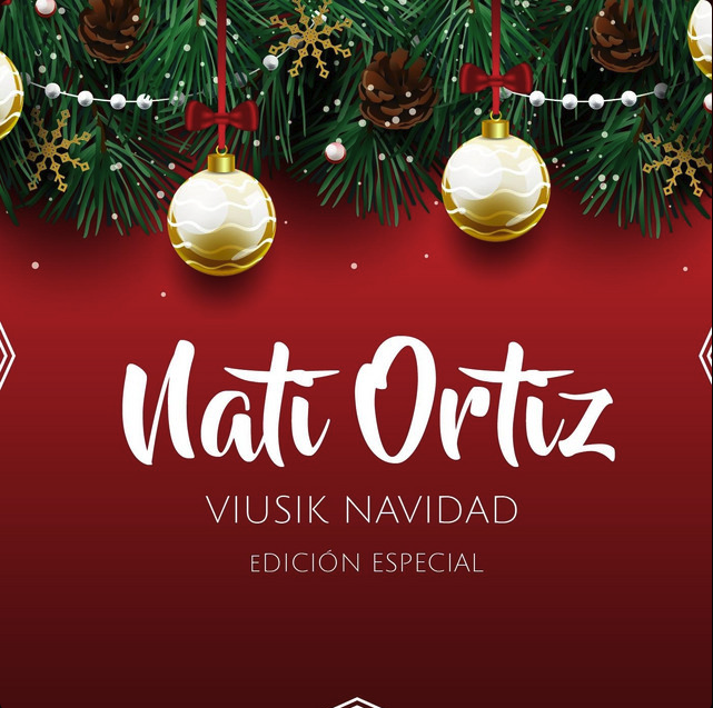 Portada del album instrumental navideño Viusika Navidad Edicion Especial de Nati Ortiz Violin